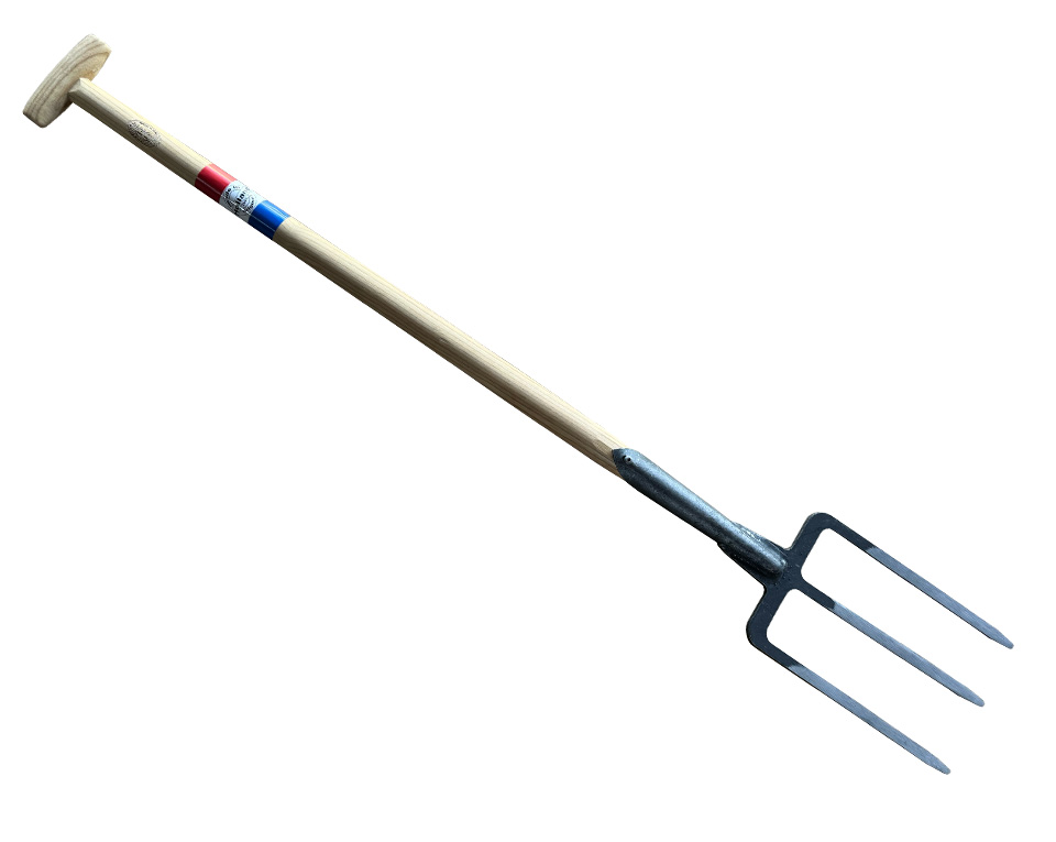 Spitvork 3 tands essen steel  900mm